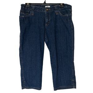 Metro 7 Brand Low Mid-Rise Denim Capri Women's Size 10 (32" Waist) Cotton Blend